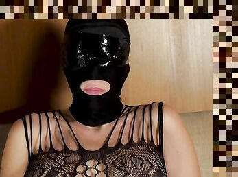 I had to Tie her to a chair and fuck with Sex Machine while edging her clit - BDSM Fucking machine