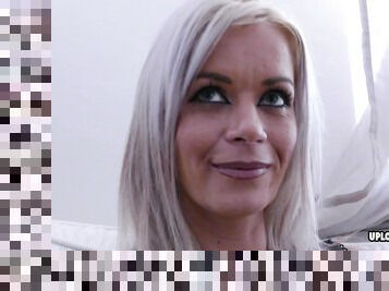 Sweet aunt shows off her tight wet pussy