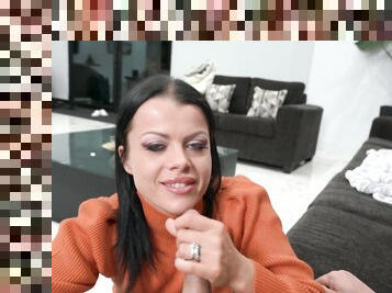 Busty cheerleader grants lover impeccable reverse cowgirl sex