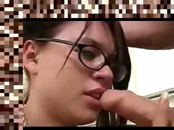 Teen Redhead with Glasses SM65