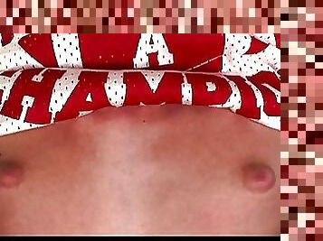 Tiny blonde takes the biggest dick of her life