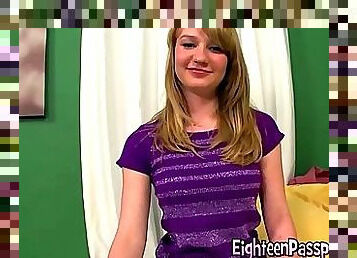 Innocent shy teen cutie