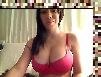 Masturbating giant tits teen dildoing