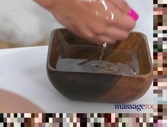 Massage Rooms Big tits teen milks young studs big hard meat