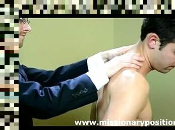 Naked guy jerking off for older gay man