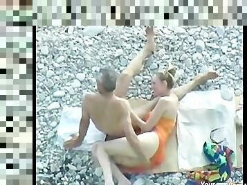 Kamera, Strand, Voyeur, Trekant, Biseksuell