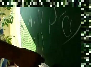 Giant Ass Ebony Teacher Sucks Cock In Detention
