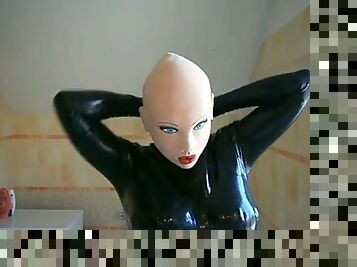 Amateur, "milfs", Latex, Patung, Topeng